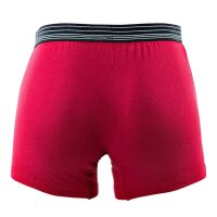 MUSTANG Herren Boxershorts, 3er Pack - Retroshorts, Pants, True Denim Blau/Graumel./Rot L (Gr. Large)