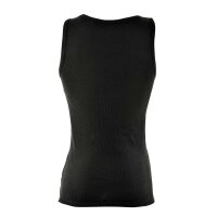 MUSTANG Herren Unterhemd, 2er Pack - Tanktop, Doppelripp, True Denim Schwarz S (Gr. Small)