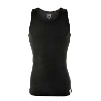 MUSTANG Herren Unterhemd, 2er Pack - Tanktop, Doppelripp, True Denim Schwarz L (Gr. Large)