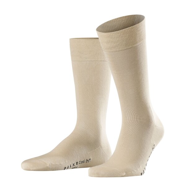 FALKE Mens Socks - Cool 24/7, Business Stockings, Short Stockings, Uni, 41-48 Beige 7-8 UK