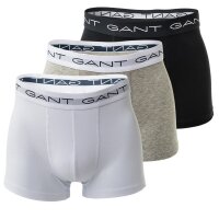GANT Herren Boxer Shorts Trunk 3er Pack - Baumwolle