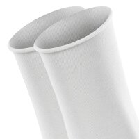 ESPRIT Damen Socken, 2er Pack - Rollrand, feinste Baumwollmischung, einfarbig Weiß 39-42 (UK 5.5-8)