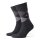 Burlington Mens Socks PRESTON - diamond pattern, soft, clip, One Size, 40-46 anthracite