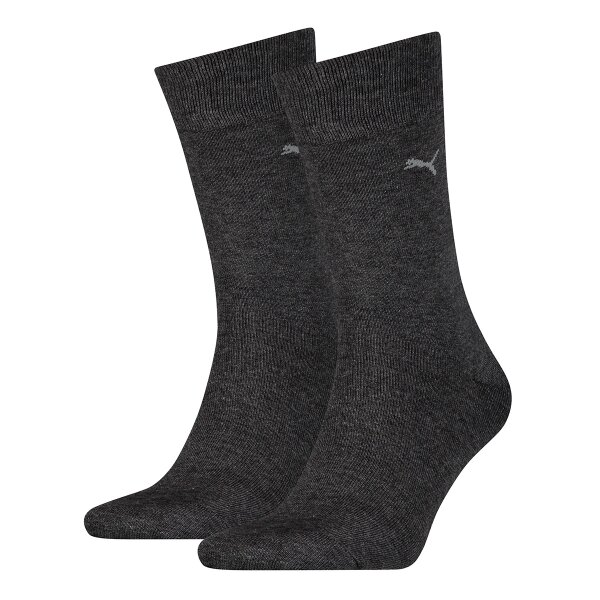 PUMA Men Socks, Pack of 2 - Classic Casual, Business, short Socks Grey 39-42 (UK 6-8)
