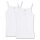 Sanetta Mädchen Unterhemd mit Herz, 2er Pack - Top, Shirt ohne Arme, Organic Cotton, weiß