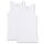Sanetta Girls Undershirt, Pack of 2 - Shirt without Arms, Basics, Single elastic, white