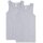 Sanetta Jungen Unterhemd 2er Pack - Shirt ohne Arme, Tank Top, Basic, Organic Cotton, hellgrau
