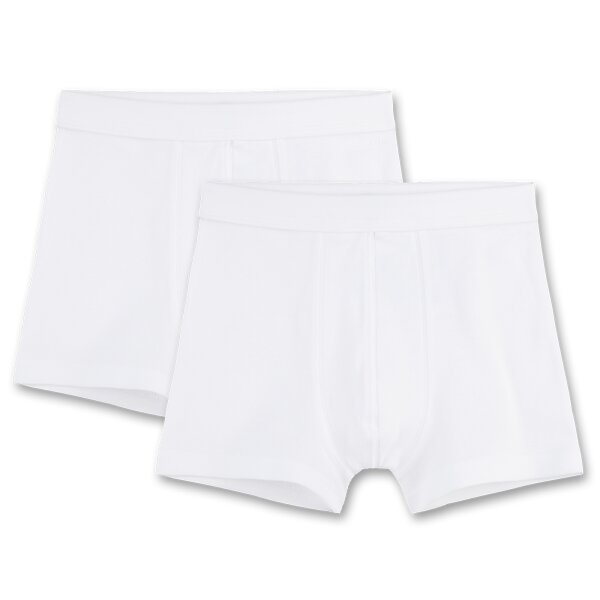 Sanetta Boys Short Pack of 2 - Pant, Underpants, Organic Cotton, 104-176, white