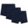Sanetta Boys Short Pack of 3 - Pant, Underpants, Organic Cotton, 104-176, dark blue
