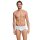 SCHIESSER Mens briefs 2 PACK - Sports briefs, Essentials rib, check print, S-XXL White M (Medium)