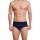SCHIESSER Herren Slip 2 PACK - Sportslip, Essentials Feinripp, Karo-Print, S-XXL Marine XXL (XX-Large)