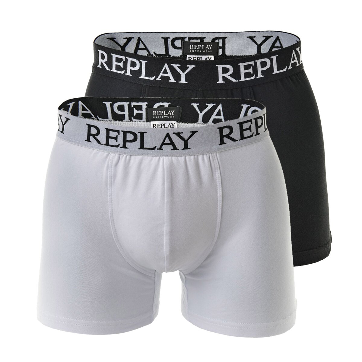 heks Vacature ontploffen REPLAY Men's Boxer Shorts, Pack of 2 - Trunks, Cotton Stretch, 24,95