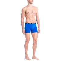 REPLAY Herren Boxer Shorts, 2er Pack - Trunks, Cotton Stretch Blau/Schwarz M