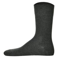 Hudson 1 pair men socks, Relax Cotton stocking, without elastic threads, Unicoloured Grey 7-8 UK