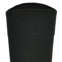 Hudson 1 pair men socks, Relax Cotton stocking, without elastic threads, Unicoloured Black 8,5-9,5 UK