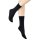 Hudson 1 pair ladies socks, Relax Cotton stocking, Comfort waistband, Unicoloured Black 2,5-4,5 UK