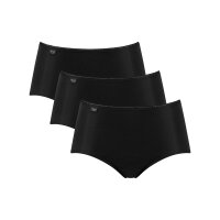 Sloggi Ladies Slip Midi, Pack of 3 - 24/7 Microfibre, monochrome