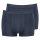 Sloggi Herren Boxer Shorts, 2er Pack - 24/7, Baumwolle, einfarbig blau XXL (XX-Large)