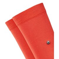 Burlington Damen Socken LADY - Kurzstrumpf, Onesize, Unifarben, Labeling, 36-41 Orangerot