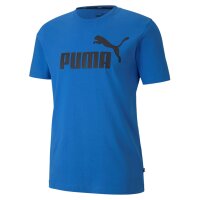 PUMA Herren T-Shirt - ESS Logo Tee, Rundhals, Baumwolle, uni