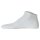 Hudson 4 pairs of mens sneaker socks - Only, Footlet, Invisible, uni (2x 2-pack) White 12-15 UK
