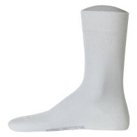 Hudson 2 pairs of mens socks - Only 2-pack, short socks, comfort waistband, Unicoloured White 9-11 UK