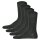 Hudson 4 Paar Herren Socken - Only, Strumpf, Komfortbund, Einfarbig (2x 2-Pack) Grau Melange 43-46 (9-11 UK)