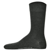 Hudson 8 Paar Herren Socken - Only, Strumpf, Komfortbund, Einfarbig (4x 2-Pack) Grau Melange 43-46 (9-11 UK)