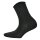 Hudson 2 pairs of ladies socks - Only 2-pack, short socks, roll-up band, Unicoloured Black 5,5-7,5 UK