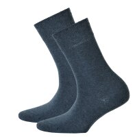 Hudson 2 pairs of ladies socks - Only 2-pack, short socks, comfort band, Unicoloured