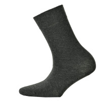 Hudson 2 pairs of ladies socks - Only 2-pack, short socks, comfort band, Unicoloured Grey Melange 2,5-4,5 UK