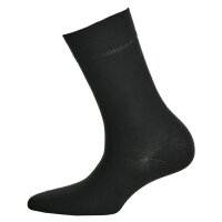 Hudson 2 Paar Damen Socken - Only 2-Pack, Strumpf, Komfortbund, Einfarbig Schwarz 35-38 (2,5-4,5 UK)