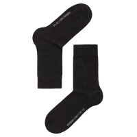 Hudson 2 pairs of ladies socks - Only 2-pack, short socks, comfort band, Unicoloured Black 5,5-7,5 UK