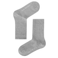 Hudson 2 Paar Damen Socken - Only 2-Pack, Strumpf, Komfortbund, Einfarbig Silber 35-38 (2,5-4,5 UK)