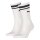 PUMA Unisex Sportsocken, 2 Paar - Tennissocken, Crew Socken, Streifen, einfarbig