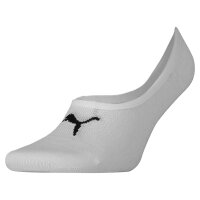 PUMA Unisex Socks, Pack of 3 - Footie, unicolored White EUR 39-42 (UK 6-8)