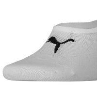 PUMA Unisex Socks, Pack of 3 - Footie, unicolored White EUR 39-42 (UK 6-8)