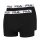 FILA Mens Boxer Shorts, Pack of 2 - Cotton, plain black S (Small)