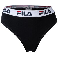 FILA Damen String - Regular Waist, breiter Logo-Bund, Baumwolle, einfarbig