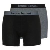 bruno banani Herren Boxershorts, 2er Pack - Flowing, Baumwolle