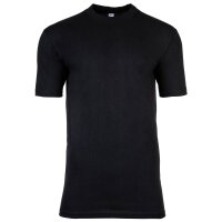 HOM Herren T-Shirt Crew Neck - Tee Shirt Harro New, kurzarm, Rundhals, einfarbig schwarz S