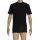 HOM Mens T-Shirt Crew Neck - Tee Shirt Harro New, short Sleeve, round Neck, one coloured black S (Small)
