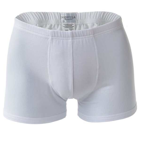 NOVILA Herren Sport-Pants - Shorts, Stretch Cotton, Fein-Single-Jersey, uni