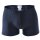 NOVILA Mens Sport Pants - Shorts, Stretch Cotton, Fine Single Jersey, Plain Navy S (Small)