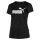 PUMA Damen T-Shirt - Essentials Logo Tee, Rundhals, Kurzarm, uni