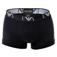 EMPORIO ARMANI Herren Shorts 3er Pack - Trunks, Pants, Unterwäsche, Stretch Cotton schwarz S