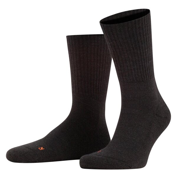 FALKE Unisex Sportsocks - Walkie Light, Trekking and Hiking Socks, plain Colours anthracite 37-38 (UK 4-5)