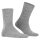 FALKE Unisex Sportsocken - Walkie Light, Trekking- und Wanderstrumpf, Unifarben grau 37-38