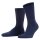 FALKE Unisex Sportsocken - Walkie Light, Trekking- und Wanderstrumpf, Unifarben blau 44-45