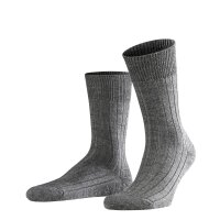 FALKE Herren Socken - Teppich im Schuh, Merinowolle, Unifarben anthrazit 45-46